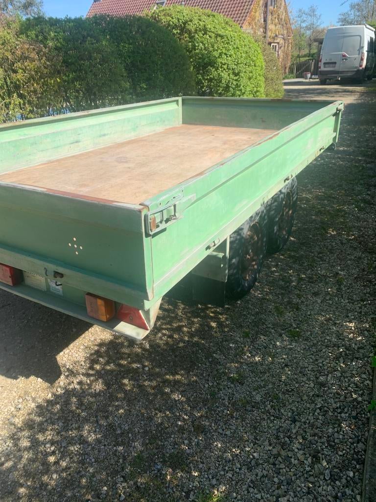 Aanhangwagen geremd pattyn, Ophalen, Gebruikt