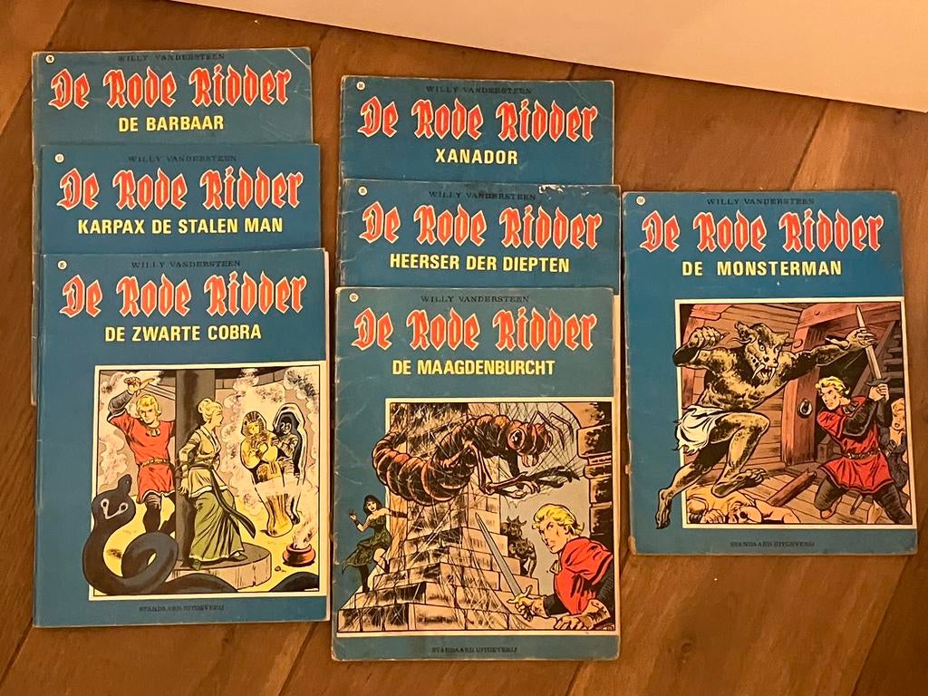 LOT De Rode Ridder - 23 stuks, Meerdere stripboeken, Ophalen of Verzenden, Gelezen