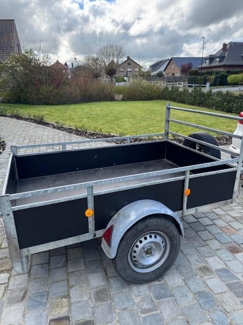 remorque à essieu unique, Enlèvement, Utilisé