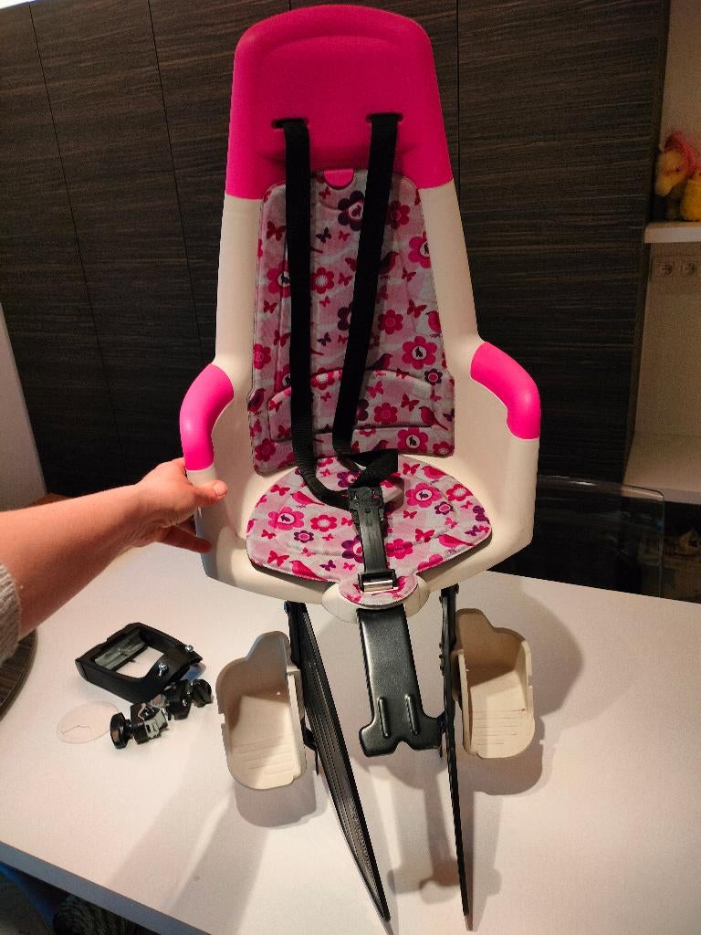 Siège de vélo Bobike, Vélos & Vélomoteurs, Accessoires vélo | Sièges de vélo, Comme neuf, Siège arrière, 9 à 18 kg, Repose-pieds