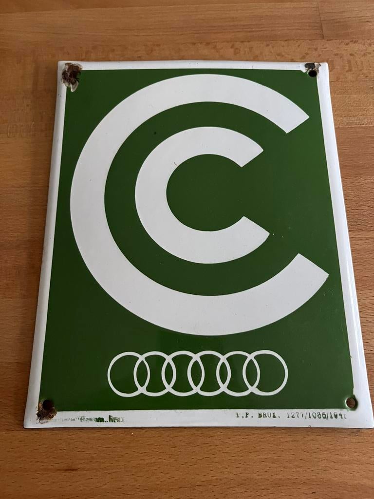 Plaque Émaillé transport public Bruxellois, Antiquités & Art, Enlèvement ou Envoi