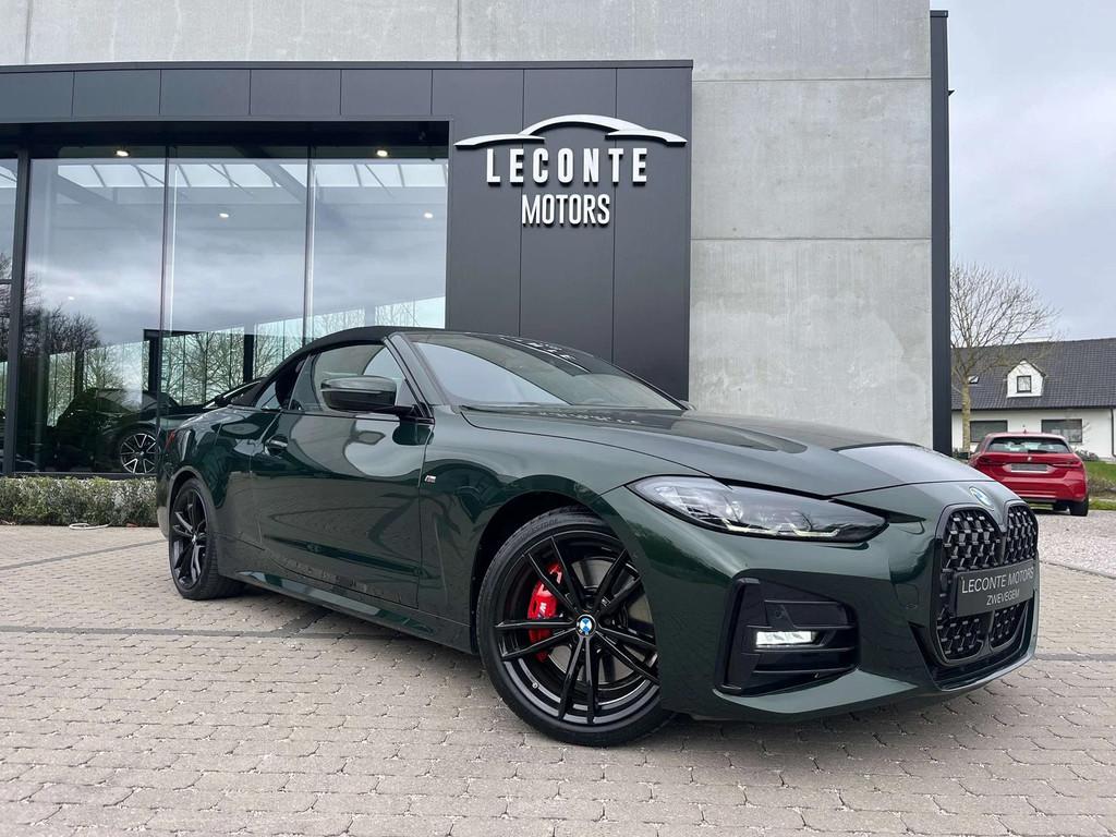 BMW 4 Serie 420 Cabrio 420iAS M-Sportpack Leder/Keyless/Came, Auto's, BMW, Automaat, Gebruikt, 4 cilinders, Cabriolet