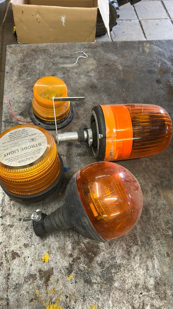 Flitslampen of gyropharen, Ophalen