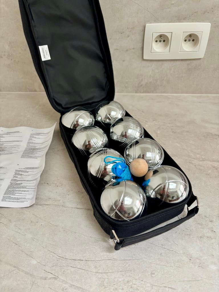Lot De Boules De Pétanque Anciennes Jean Blanc JB - Occasion