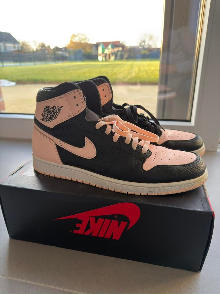 Jordan 1 retro High Black Crimson Tint pointure 49,5, Enlèvement, Comme neuf