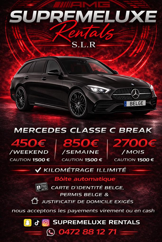 Location Mercedes classe C break, Achat, Entreprise, Break, Classe C