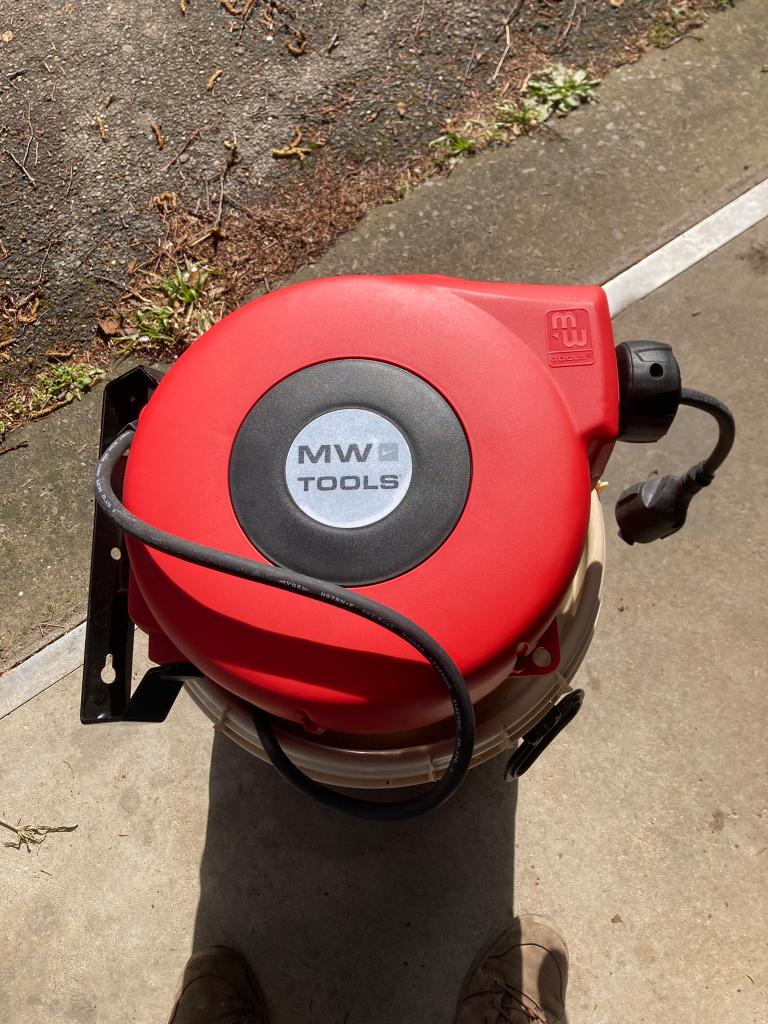 MW Tools kabelhaspel 20 m – 3G 2,5 mm² – automatisch – nieuw, Doe-het-zelf en Bouw, Ophalen of Verzenden, Nieuw