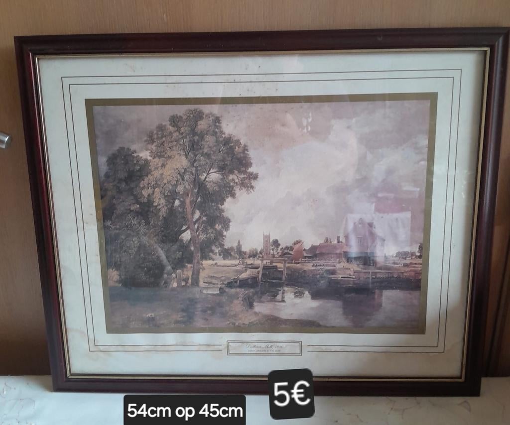 Prent van Flatford Mill in Suffolk, Enlèvement