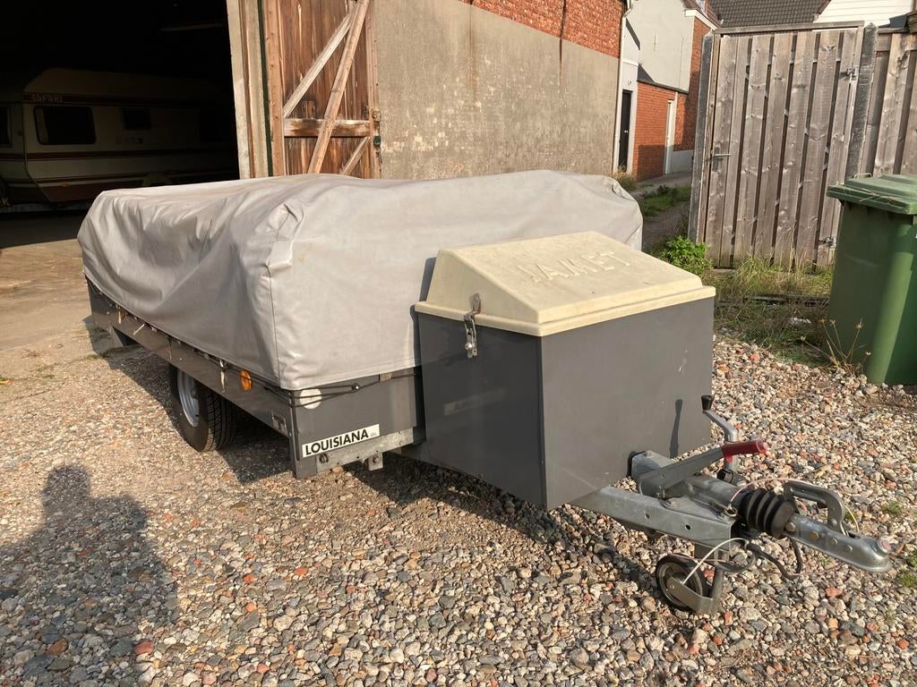 Tente roulotte JAMET avec auvent, auvent et cuisine !, Caravanes & Camping, Caravanes pliantes, Jamet, jusqu'à 4, Présent, Enlèvement