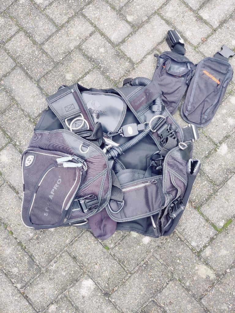 Trimvest Scubapro X-Black, Enlèvement, Utilisé, Gilet de stabilisation