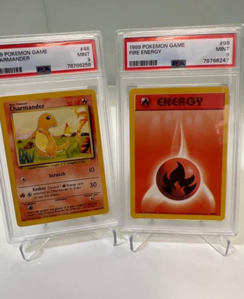 Pokemon psa graded, Ophalen of Verzenden, Zo goed als nieuw, Meerdere kaarten, Foil