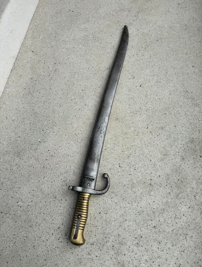 Wo1 Franse Chassepot bajonet, Verzamelen, Ophalen of Verzenden