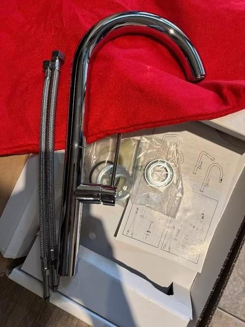 mitigeur cuisine NEUF KVR D1725.21 inox, Bricolage & Construction, Sanitaire, Enlèvement ou Envoi, Neuf, Inox, Robinet