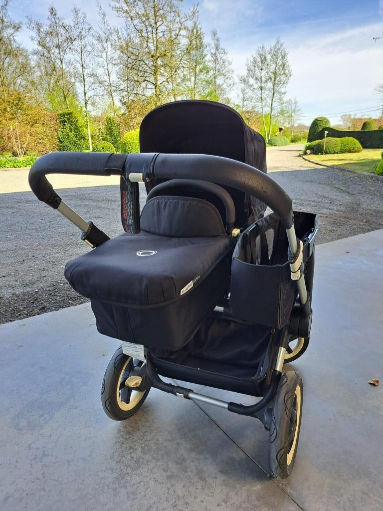 Bugaboo dubbele buggy, Kinderen en Baby's, Buggy's, Ophalen, Gebruikt, Overige merken, Zonnekap