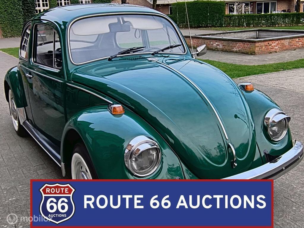 Volkswagen Beetle 1300 | 1968 | Route 66 Auctions, Auto's, Volkswagen, Zwart, Bedrijf, Handgeschakeld