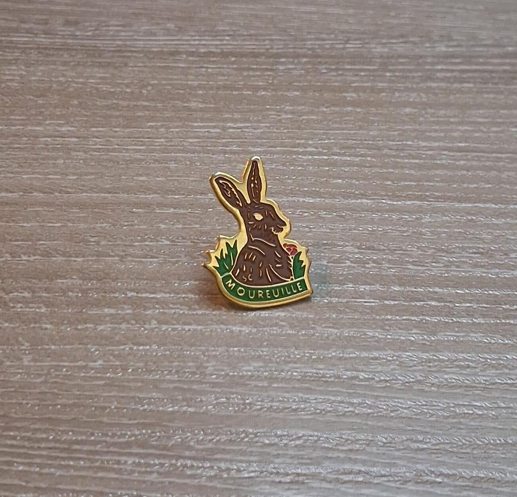 PIN - MOUREUILLE - FRANCE - FRANKRIJK - HAAS - LIÈVRE, Envoi, Utilisé, Ville ou Campagne, Insigne ou Pin's