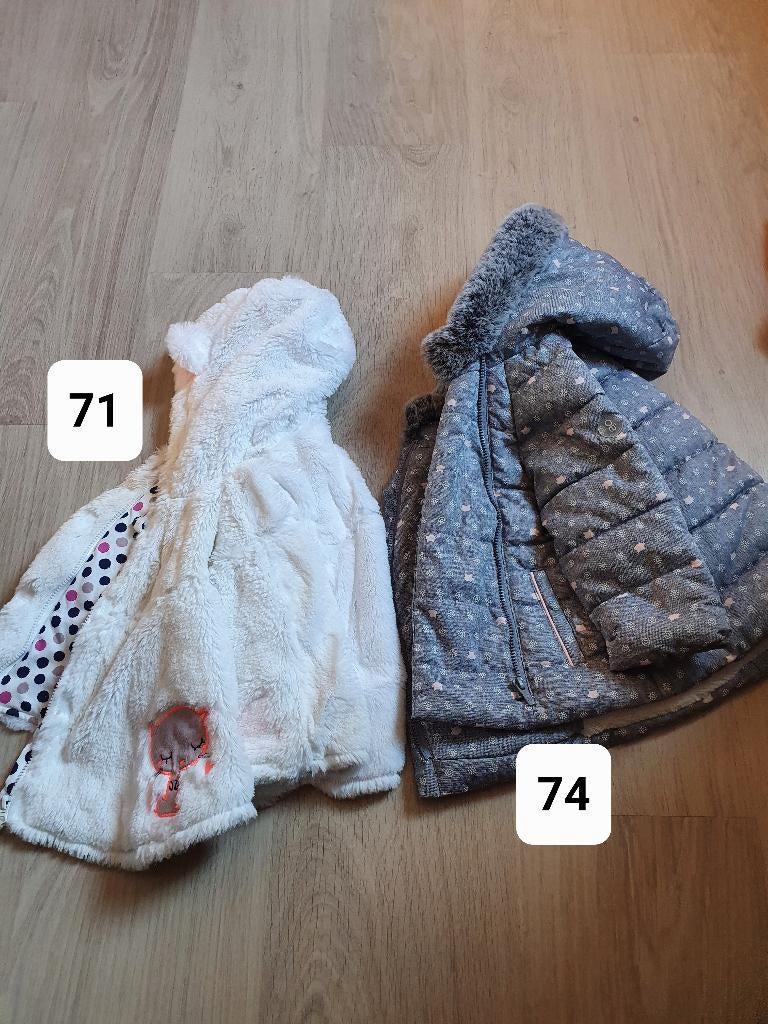 Lot 6 vestes 71 à 90, Enfants & Bébés, Enlèvement, Comme neuf, Fille