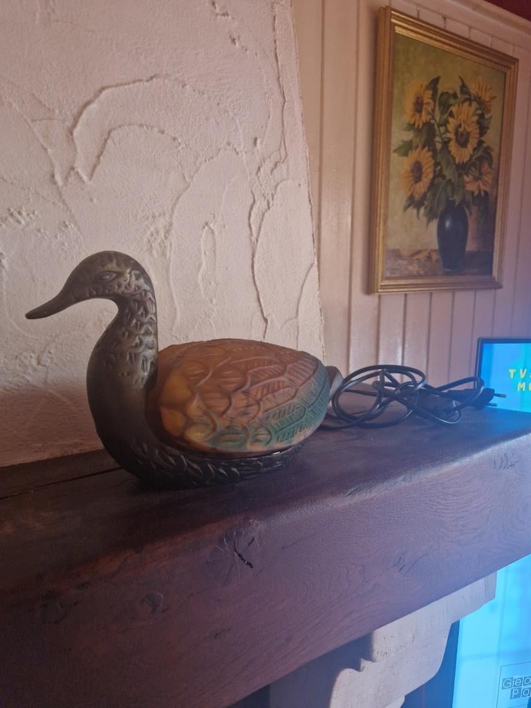 Lampe en bronze et pâte de verre, Enlèvement