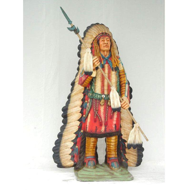 Indienne grandeur nature - Statue indienne - Hauteur 200 cm