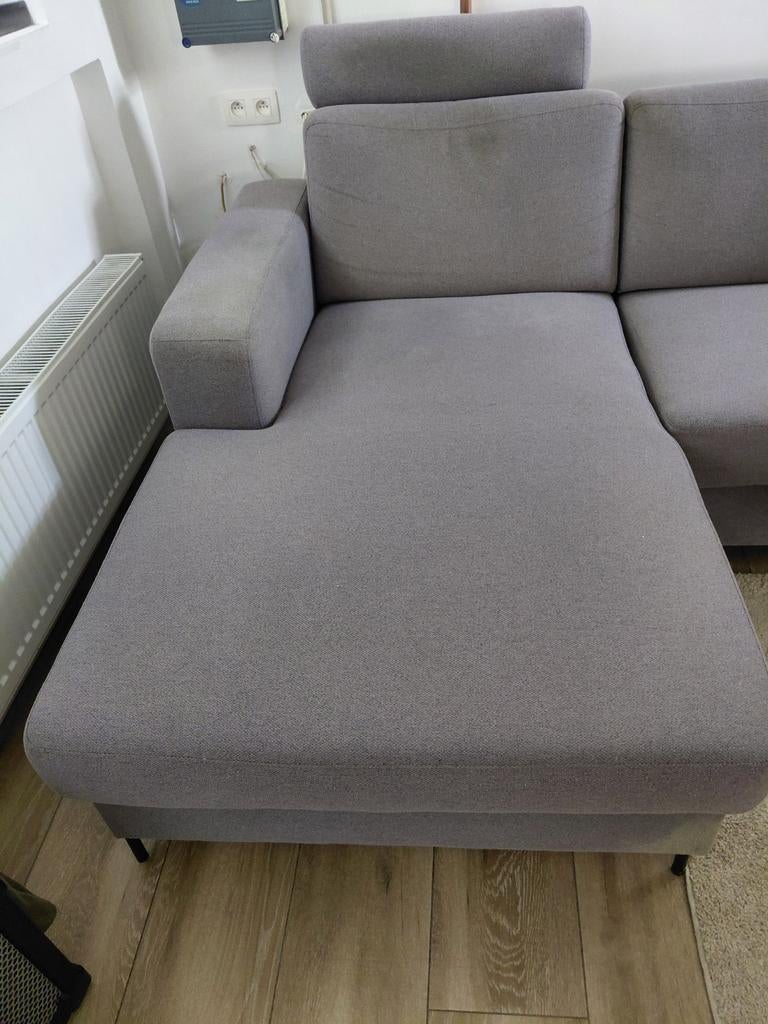 Zetel te koop in grijze  kleur in zeer goede staat, Enlèvement