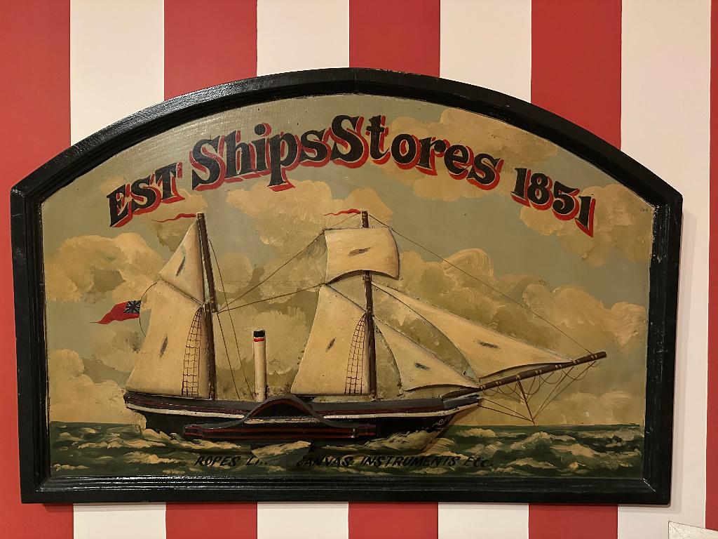 Tableau/ wandbord drie dimensionale afbeelding zeilschip., Enlèvement