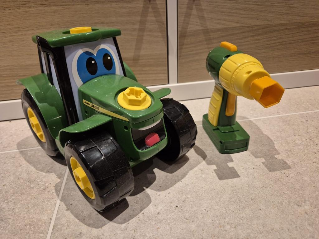 Tomy - Construisez votre propre tracteur John Deere Johnny, Enlèvement ou Envoi, Utilisé, Bricolage