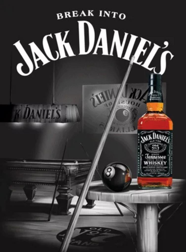 Cadre 3D holographique Jack Daniel's, Enlèvement ou Envoi, Comme neuf, Panneau publicitaire