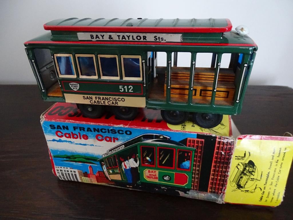 jouet ancien tramway friction, Antiquités & Art, Enlèvement ou Envoi