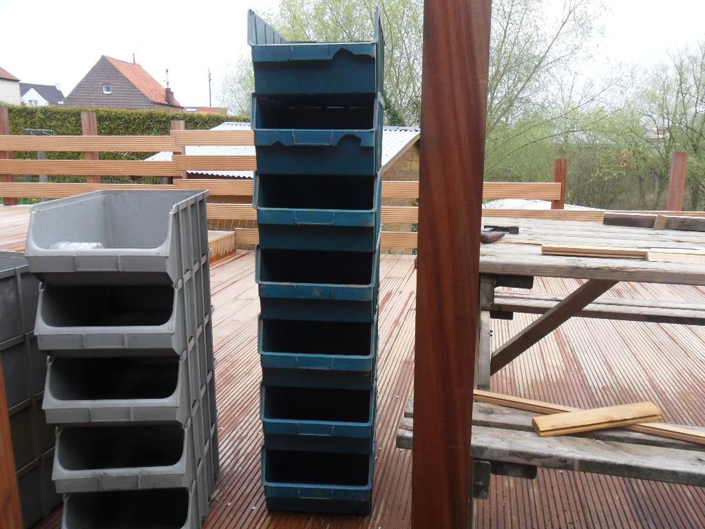 Opbergstapel bakken Metaal en PVC, Ophalen, Gebruikt