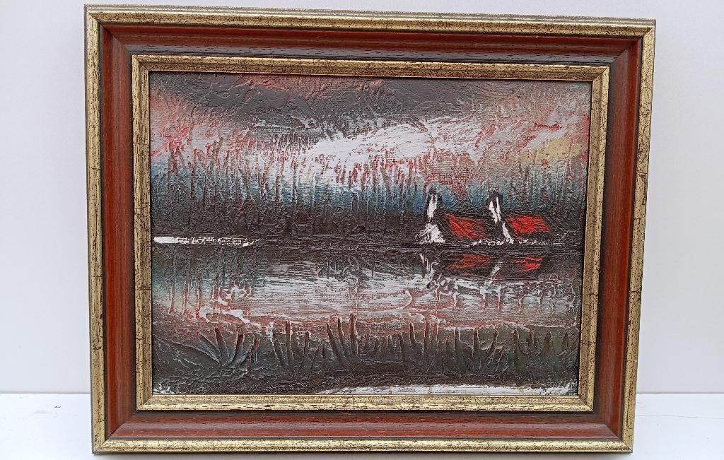 Peinture de STEFAAN TESSELY 1977, Antiquités & Art, Enlèvement ou Envoi