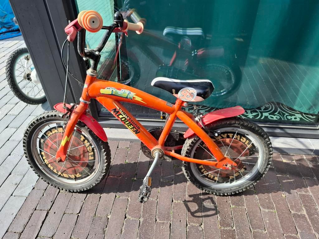 Kinderfiets Cars Mcqueen, Ophalen, 16 tot 20 inch