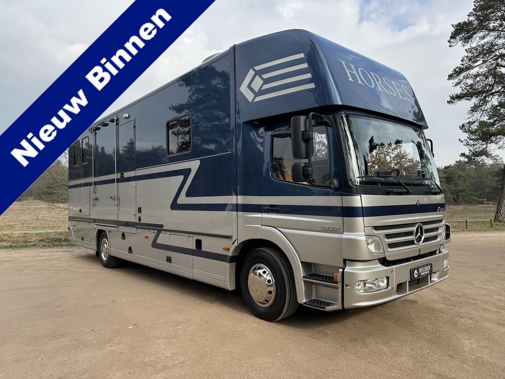 Ketterer Mercedes-Benz Atego 1323 4-paards paardenvrachtwage, Cuir, Achat, Beige, 2 places