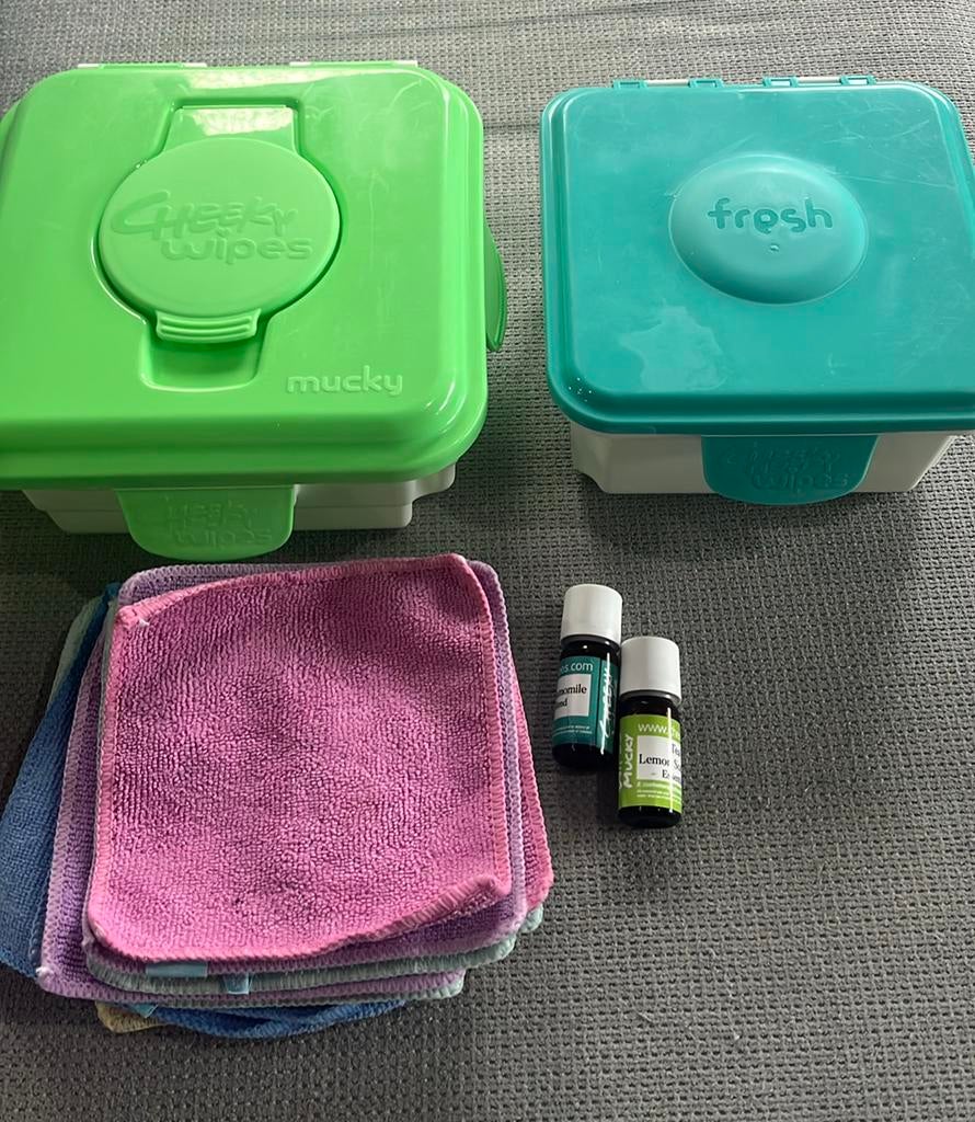 Complete set cheecky wipes- amper gebruikt, Ophalen, Zo goed als nieuw