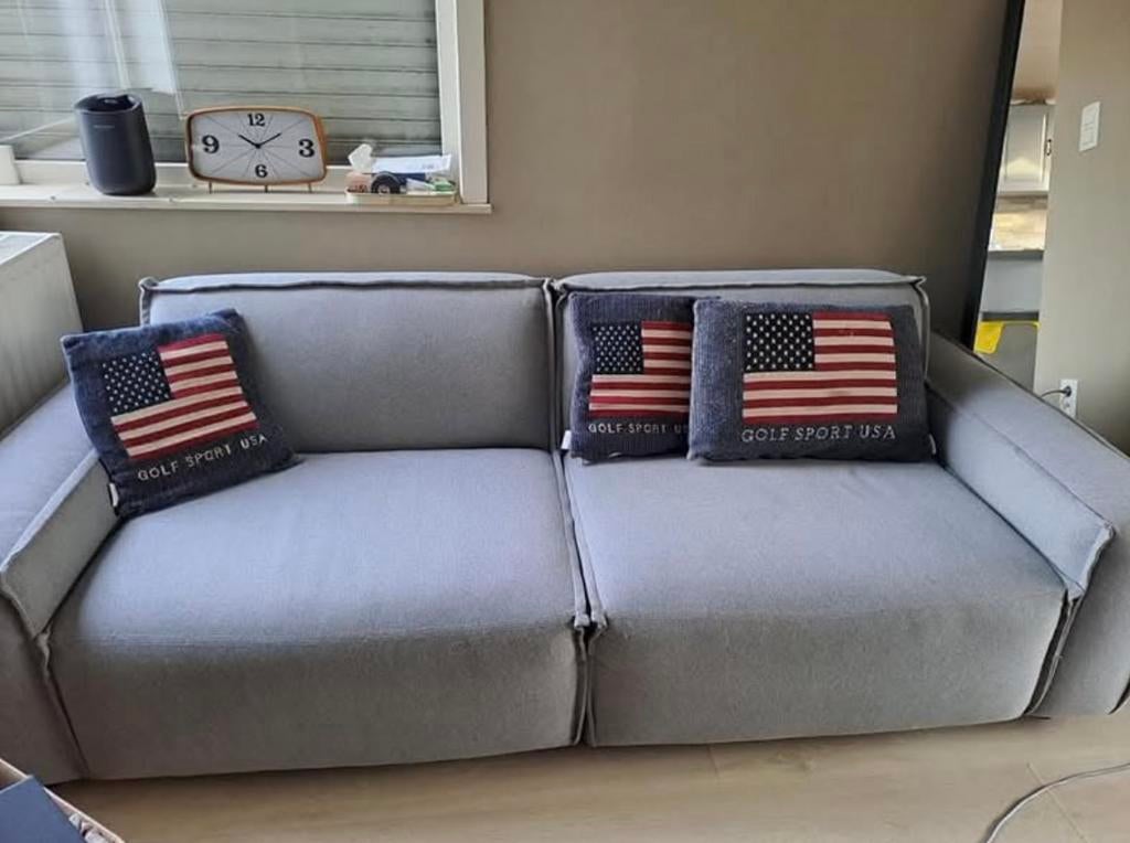 2,5 persoons zetel, Ophalen, Zo goed als nieuw, Overige maten, Rechte bank