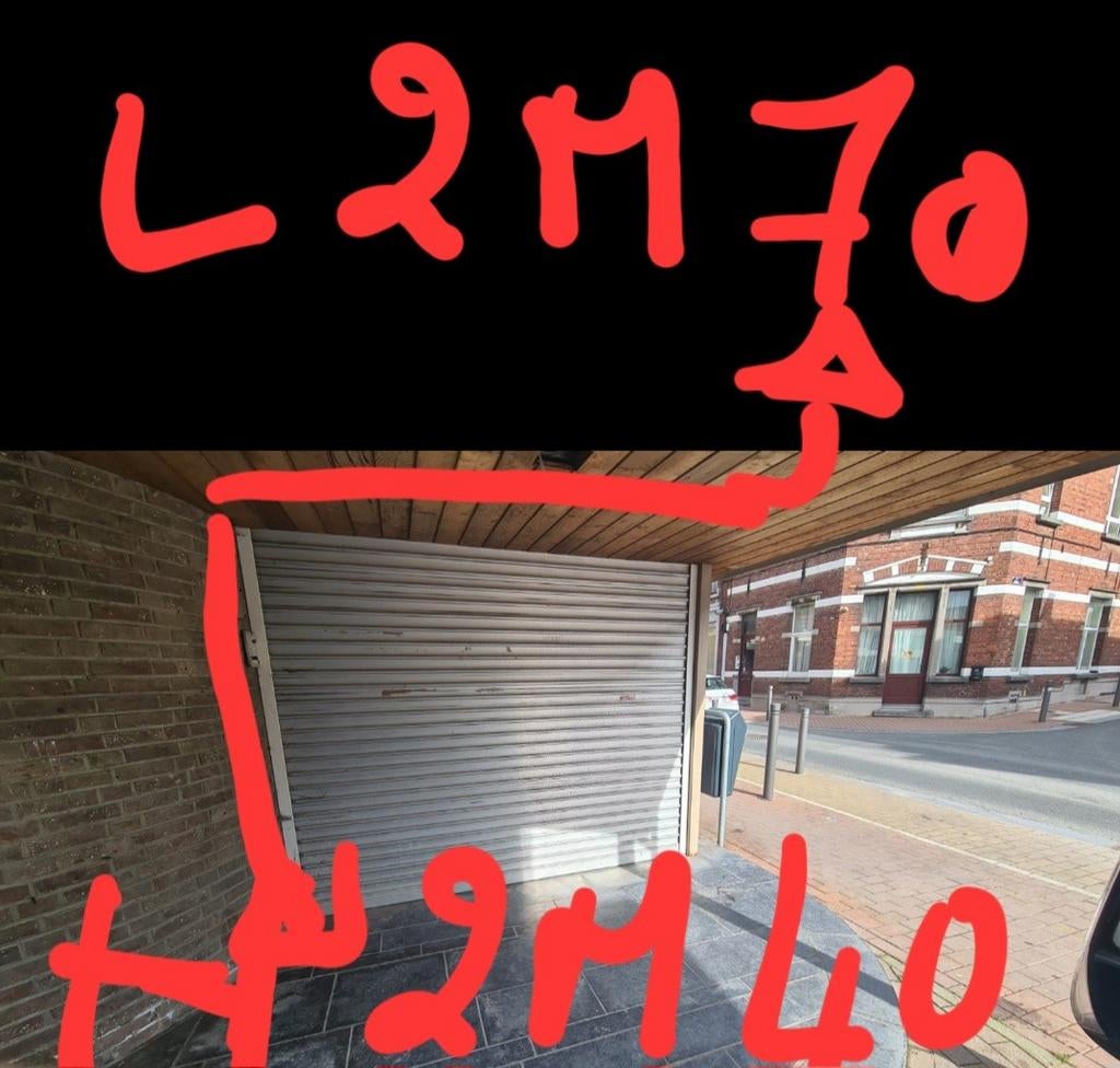 Volet de sécurité électrique en métal