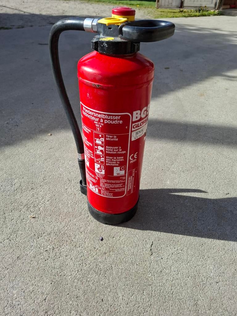 Professionele brandblusser 6kg, Ophalen, Brandblusser