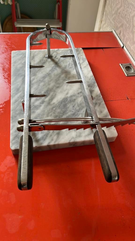 Serre Jambon avec socle en marbre, Enlèvement, Utilisé, Boulangerie et Boucherie