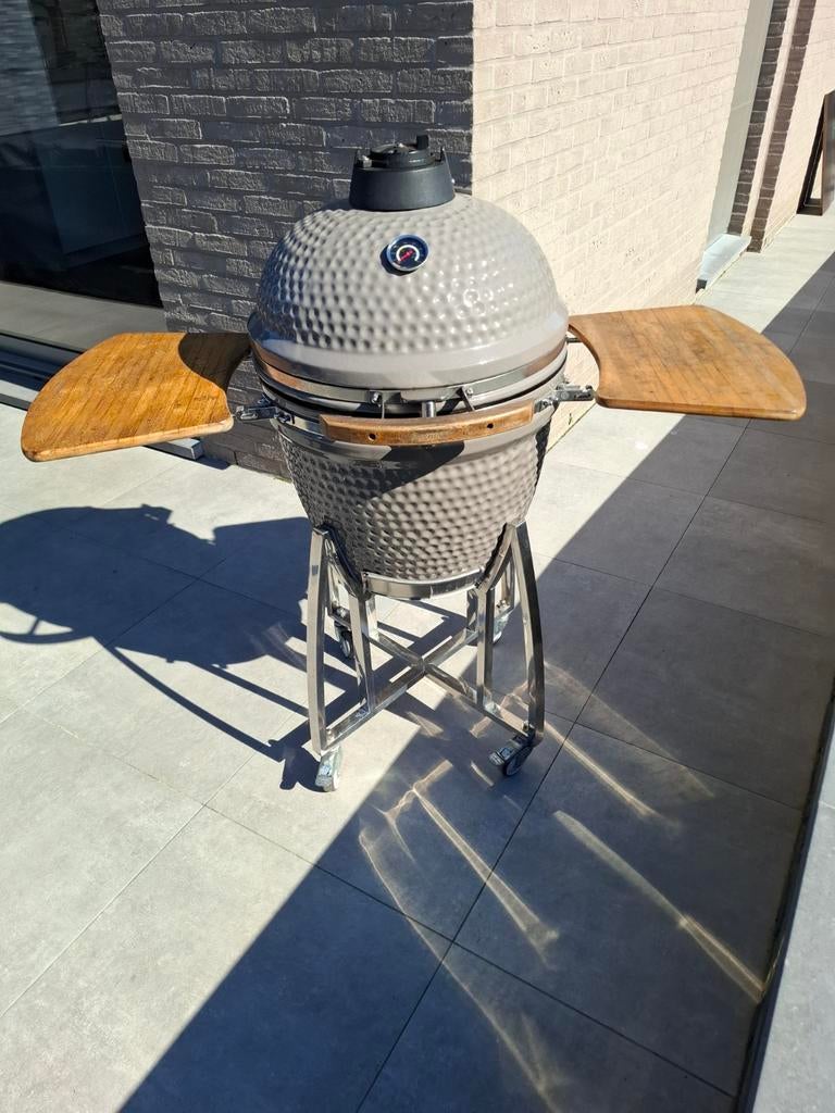 Gril de barbecue en bois en céramique Kamado Berghoff Editio, Jardin & Terrasse, Barbecues au charbon de bois, Enlèvement