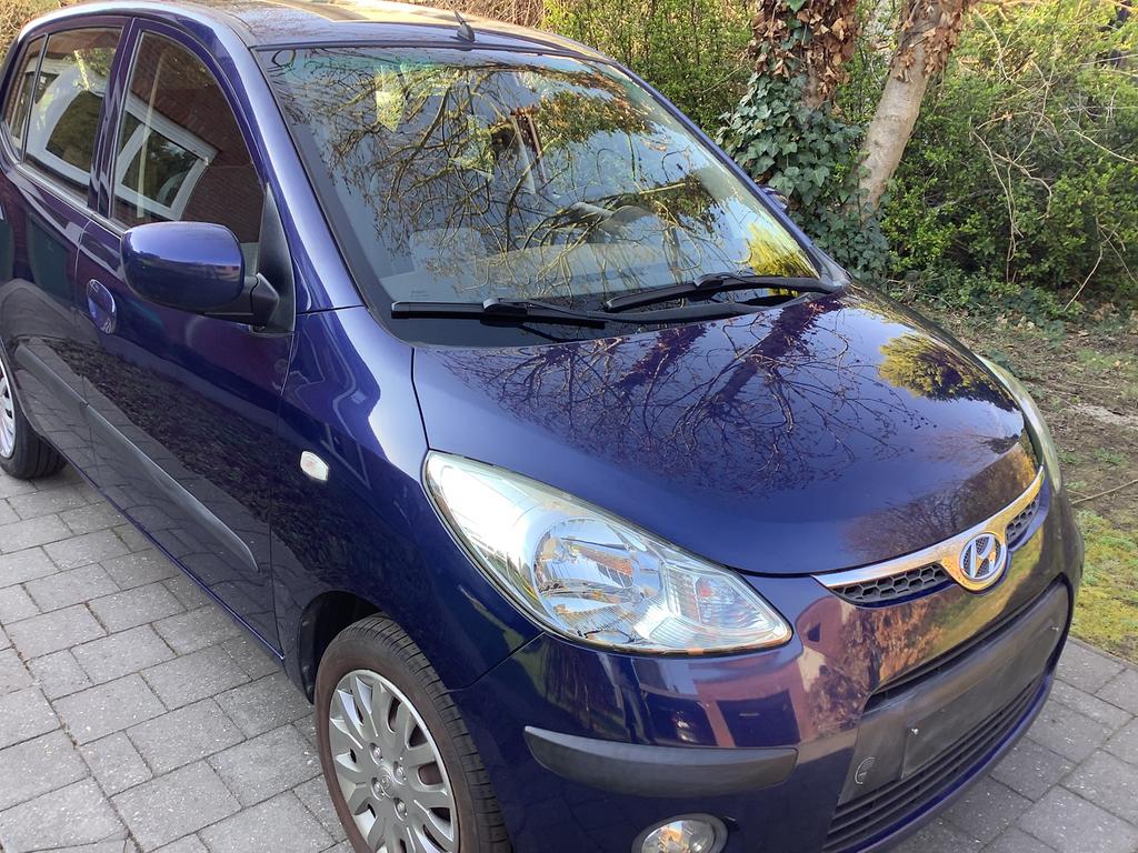 Zeer mooie goed  onderbouden Hyhundai I10, Auto's, 4 deurs, Blauw, USB, Handgeschakeld