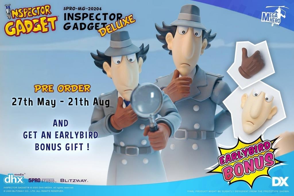 4 figurines Inspecteur Gadget Blitzway, Collections