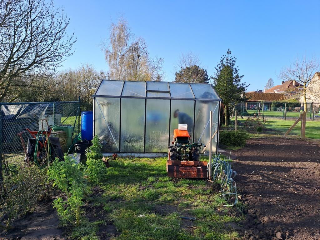 Serre 235cm x 385cm, Tuin en Terras, Ophalen, Glas, Aluminium