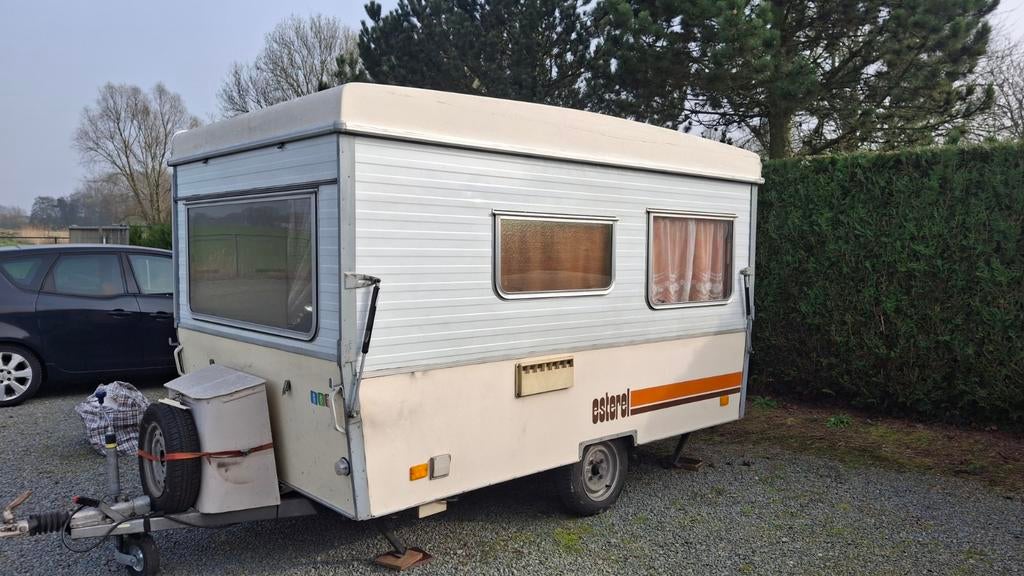 Esterel plooicaravan - 750kg - Meeneemprijs, Particulier, Tot en met 3, Esterel