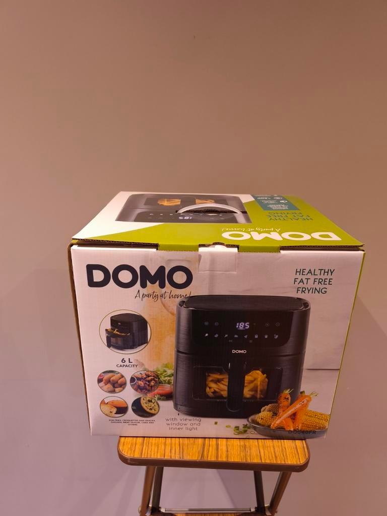 Air fryer Domo D0540FR 6L Nouveau !, Ophalen, Airfryer