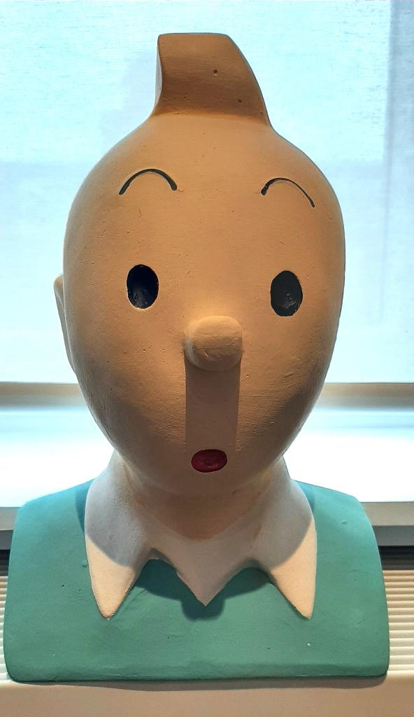 Buste Tintin, Collections, Enlèvement ou Envoi, Tintin, Utilisé, Statue ou Figurine