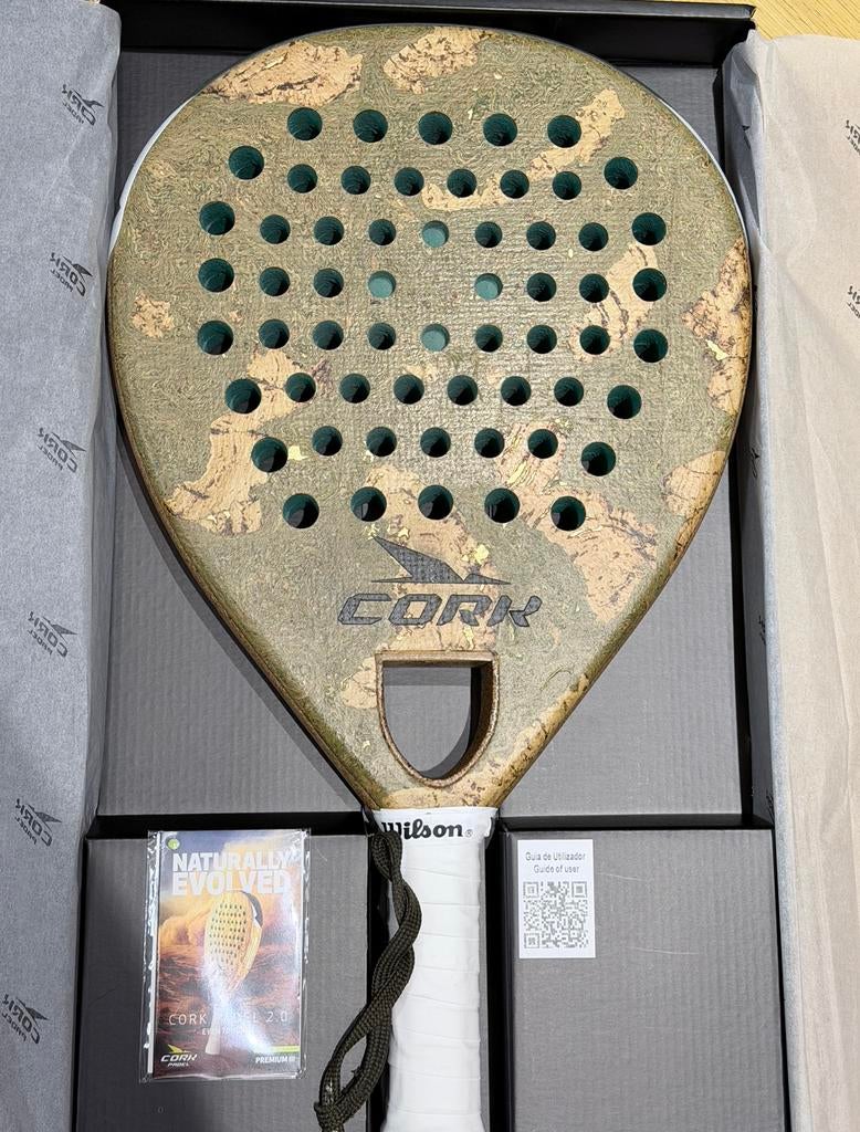 CORK Supreme Hybrid III padelracket — Premiummodel, Sport en Fitness, Padel, Ophalen of Verzenden, Zo goed als nieuw