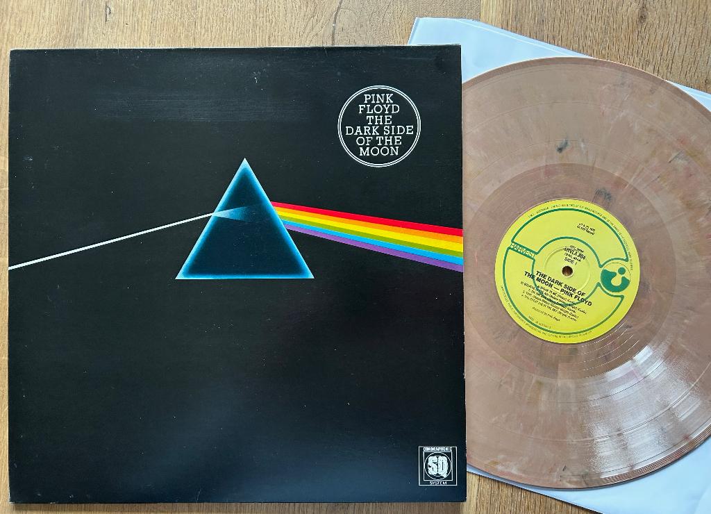 PINK FLOYD - Dark side of the moon ( LP; coloured vinyl ), Cd's en Dvd's, Vinyl | Rock, Verzenden, Zo goed als nieuw, 12 inch