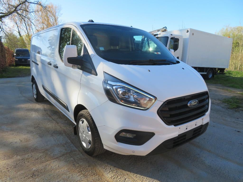 Ford Transit Custom - Dubbel schuifdeur / ingericht - 2021, Auto's, Bestelwagens en Lichte vracht, Bedrijf, Te koop, ABS, Achteruitrijcamera