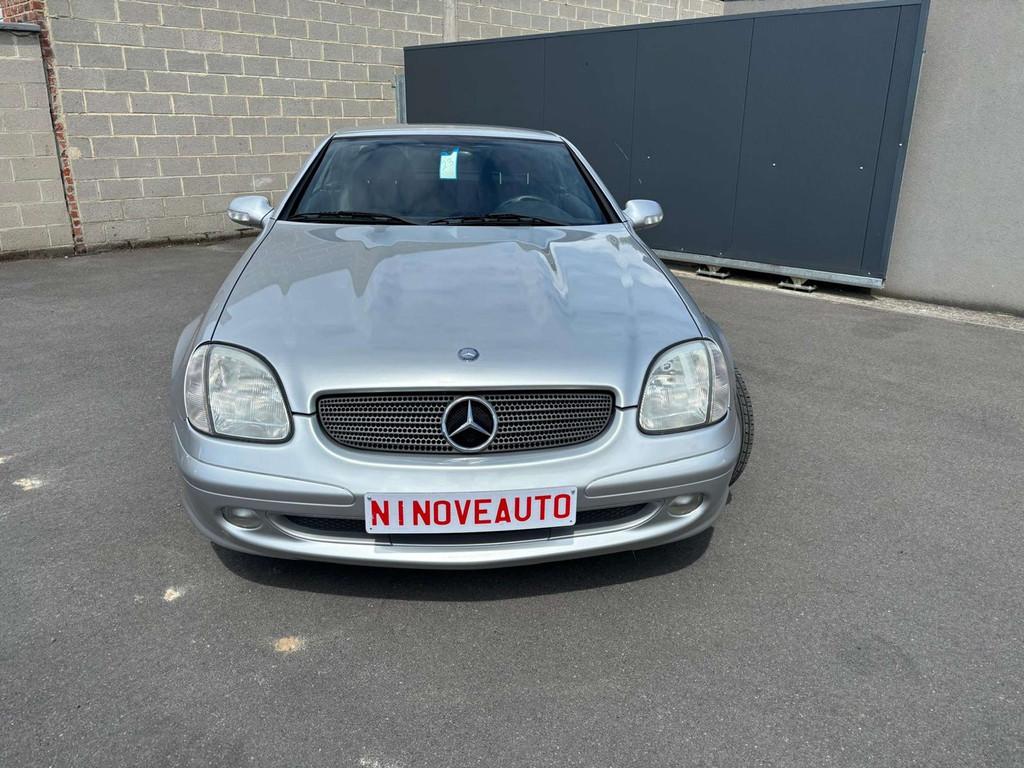 Mercedes-Benz SLK SLK200 i Kompressor*Cabriolet LEDER AIRCO, Auto's, 1998 cc, Gebruikt, Zwart, 4 cilinders