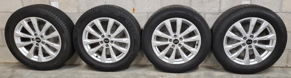 Paire de roues AUDI 18 pouces d'origine avec pneus d'été, Véhicule de tourisme, Pneus été, Enlèvement, Pneu(s)