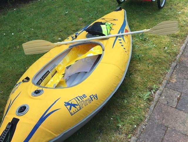 Kayak Firefly Advance Elements 1 place gonflable, Watersport en Boten, Kano's, Ophalen, Gebruikt, Eén persoon, Kajak